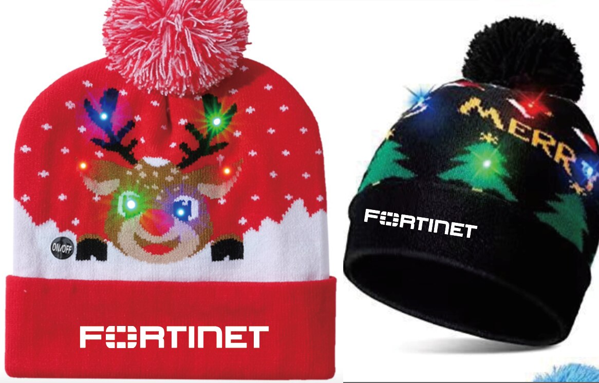 Holiday Beanie with LED Lights